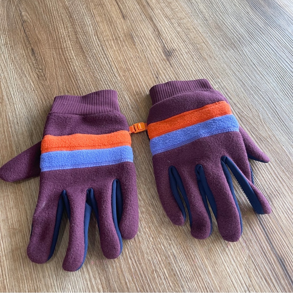 Cotopaxi Men’s Colorful Striped Mittens Size XL Warm Snow